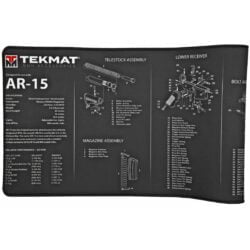 TekMat, AR-15 Ultra Ultra Premium Gun Cleaning Mat, Includes Small Microfiber TekTowel, Packed In Tube