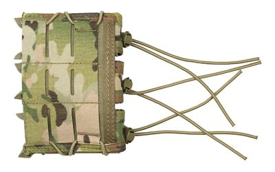 High Speed Gear, Pistol TACO, Triple Magazine Pouch, MOLLE, Fits Most Pistol Magazines, Hybrid Kydex and Nylon, Multicam