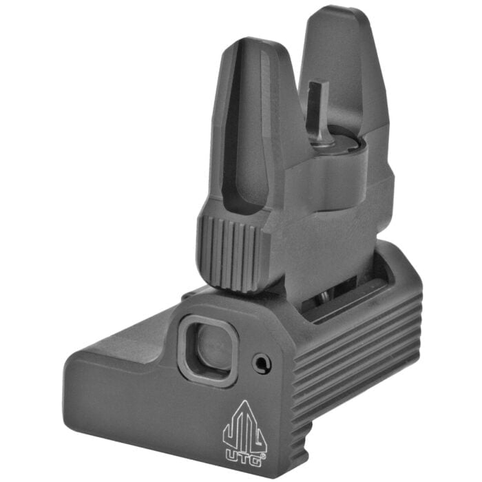 Leapers, Inc. - UTG, Accu-Sync Spring-loaded AR15 Flip-up Front Sight, Black