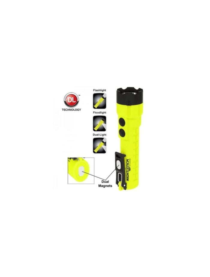 X-Series Intrinsically-Safe Dual-Light Flashlight w/Dual Magnets