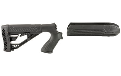 Adaptive Tactical, EX Performance Stock Kit, Fits Mossberg 500 12 Gauge, Forend and M4 Style Stock, Black