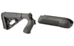 Adaptive Tactical, EX Performance Stock Kit, Fits Mossberg 500 12 Gauge, Forend and M4 Style Stock, Black