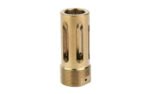 Otter Creek Labs, OPS/AE Flash Hider, For Use with Ops Inc 12 Model, AEM5 and OCM5 Suppressors, Raw Heat Treat Finish, Gold